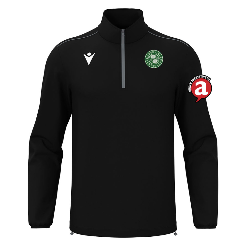 Aber Uni Tennis Club - HAVEL 1/4 zip  (Black)