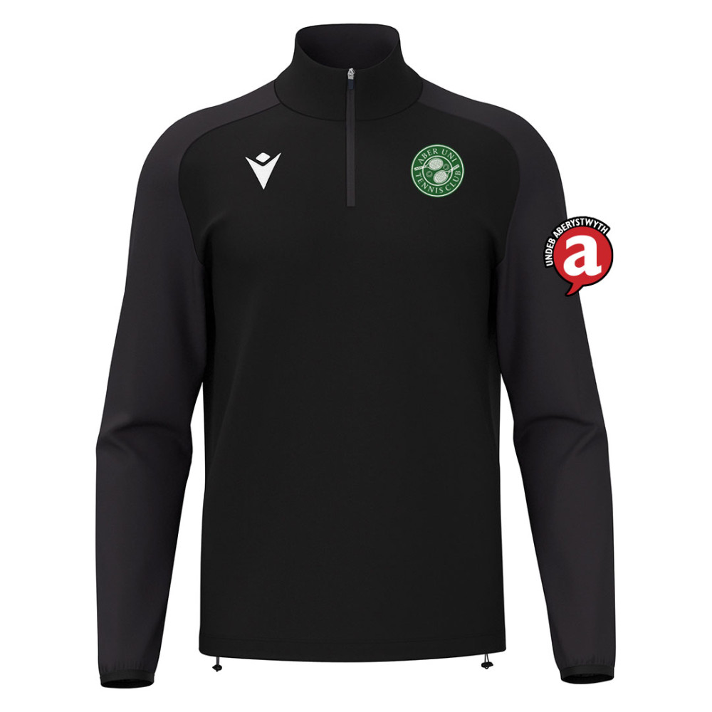 Aber Uni Tennis Club - ISEN 1/4 zip  (Black)