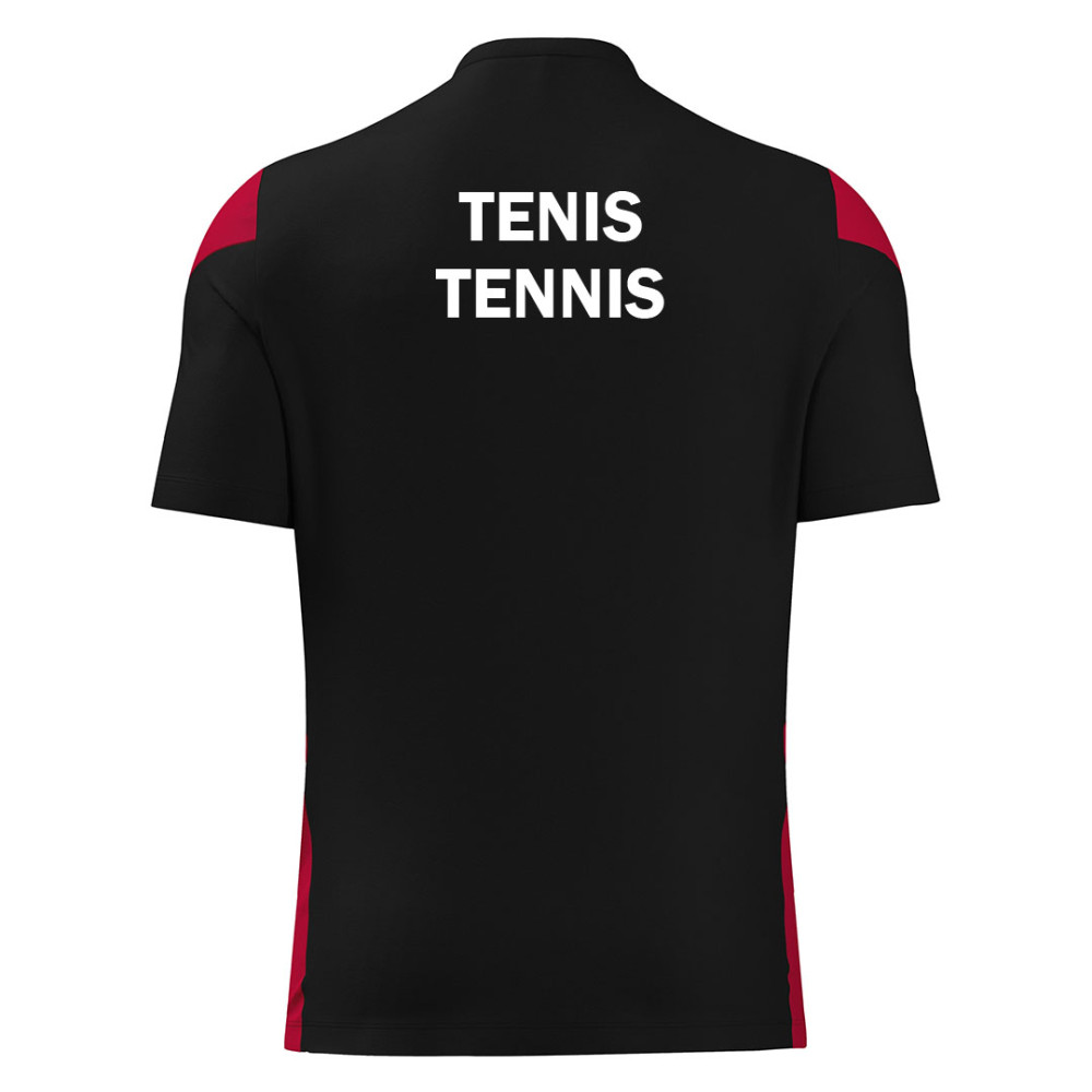 Aber Uni Tennis Club - POLIS shirt (Red & Black)