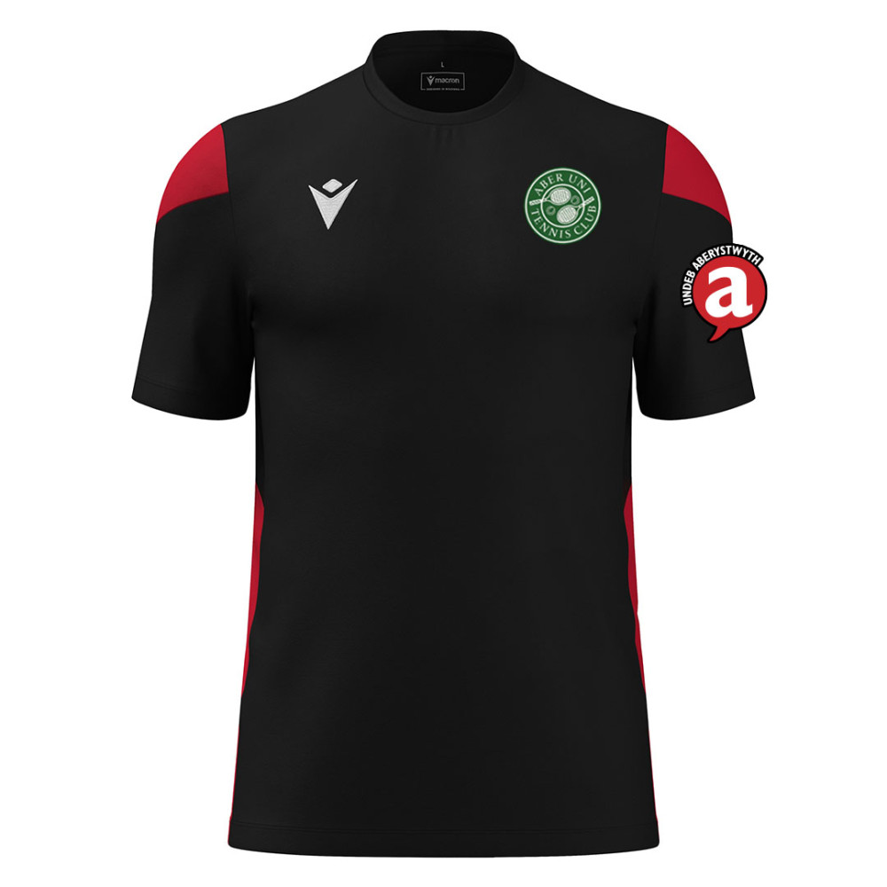 Aber Uni Tennis Club - POLIS shirt (Red & Black)