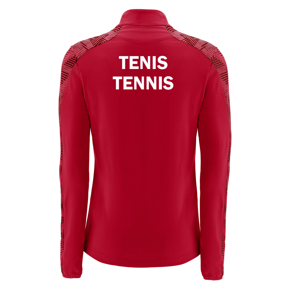 Aber Uni Tennis Club - DORA 1/4 zip  (Red)