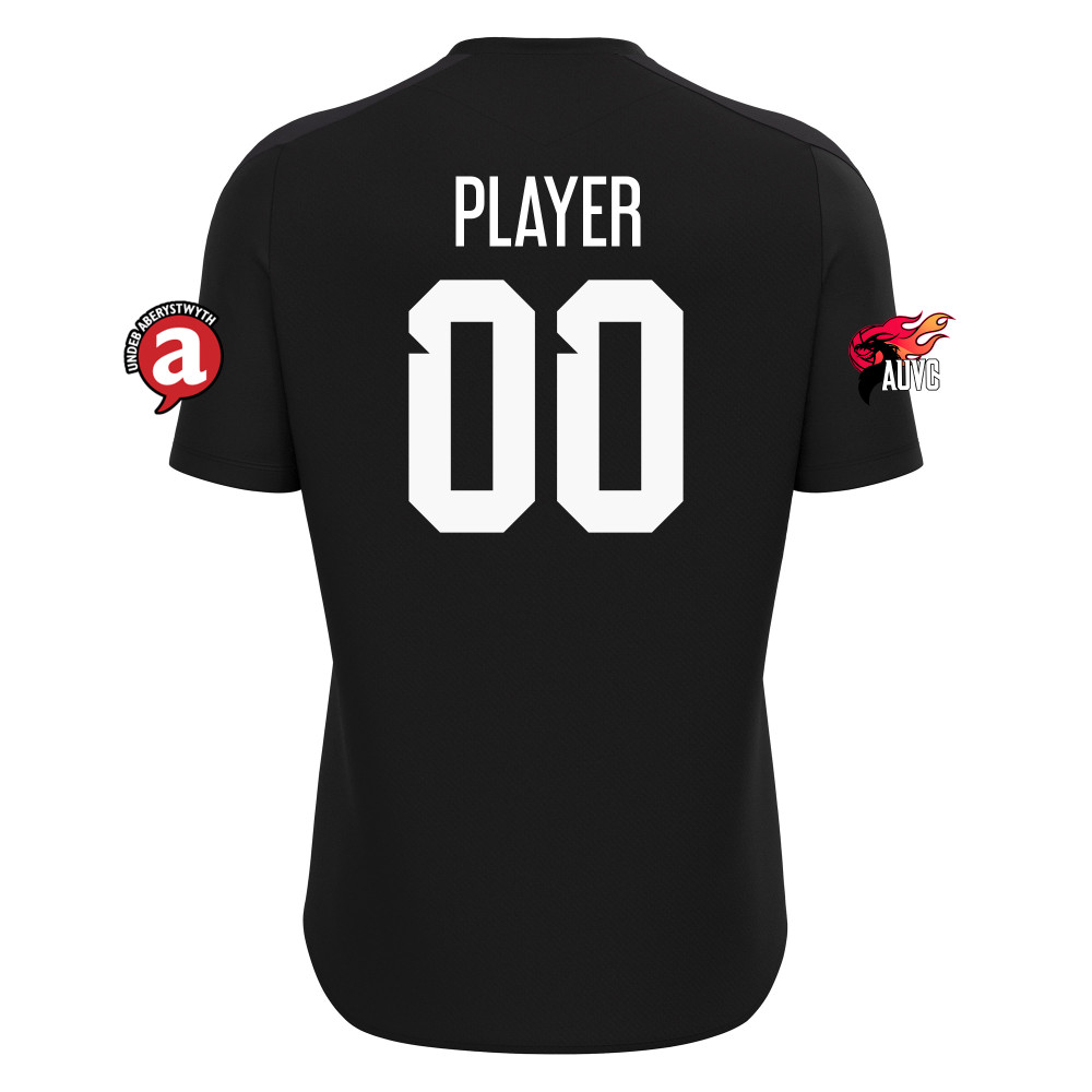 Aber Uni Volleyball - Wisp Match Day Shirt (Black) Aber Uni Volleyball - Wisp Match Day Shirt (Black)