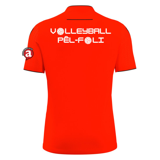 Aber Uni Volleyball - PONNET ECO shirt (Neon Red)