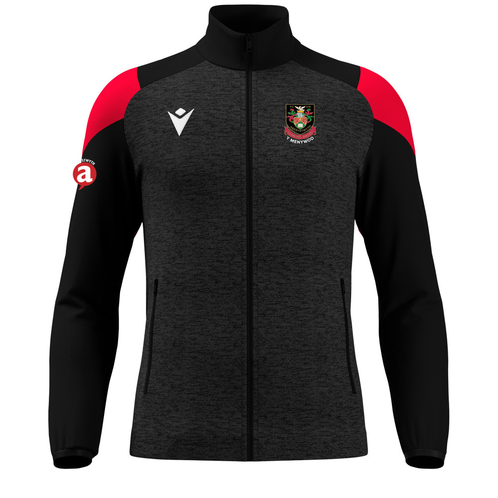 Aber Uni Womens Football - VANIR full zip top (Black/Red)