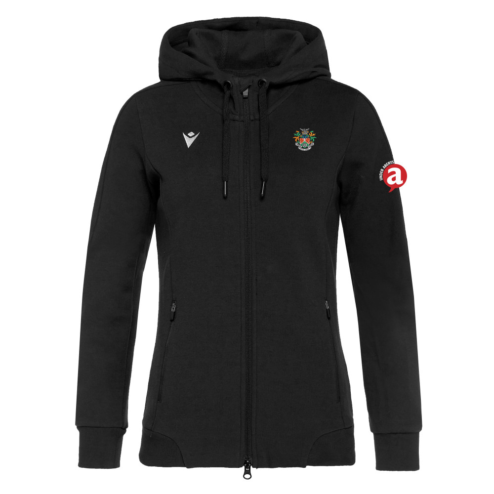 Aber Uni Womens Rugby - LYRE full zip hoody (Black) Aber Uni Womens Rugby - LYRE full zip hoody (Black)