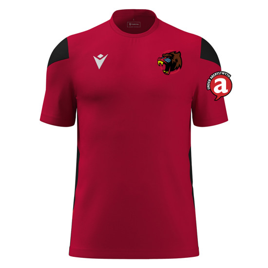 Aber Uni Ultimate Frisbee - POLIS shirt (Red & Black)