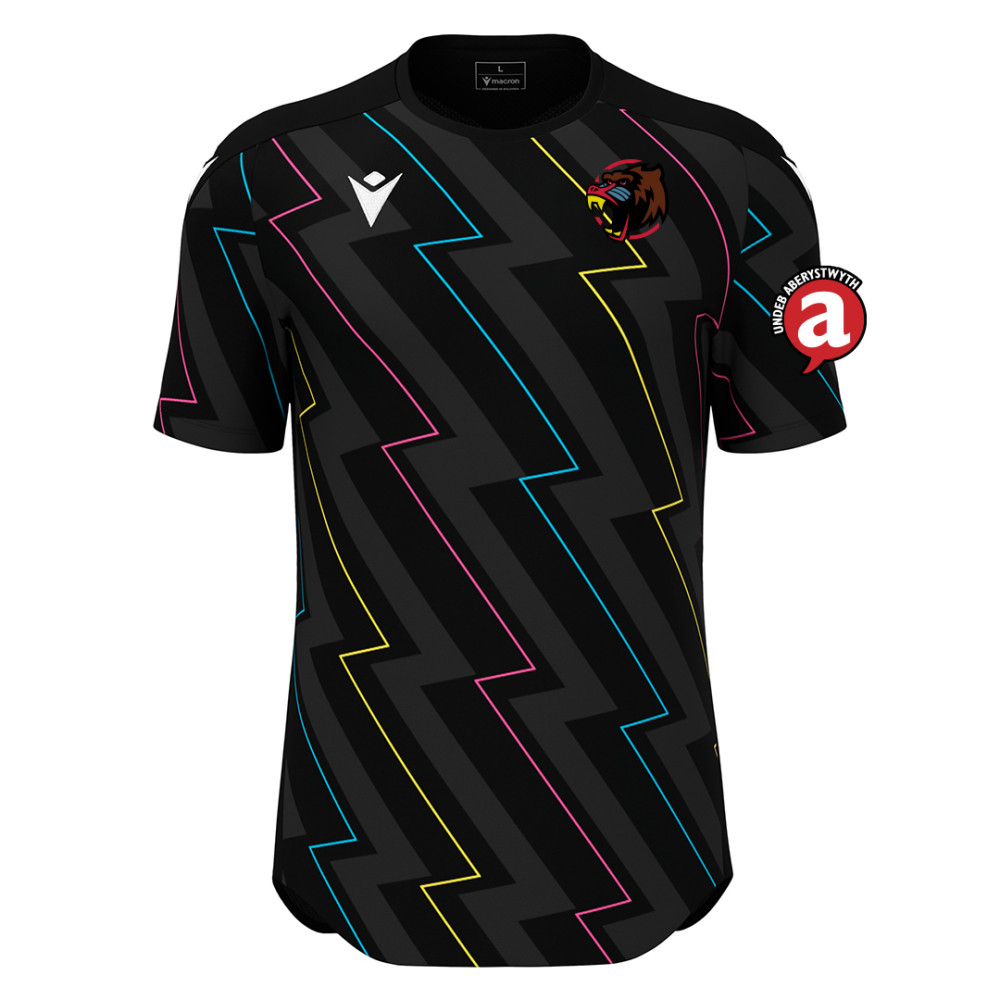 Aber Uni Ultimate Frisbee - WISP THUNDER  shirt (Black)