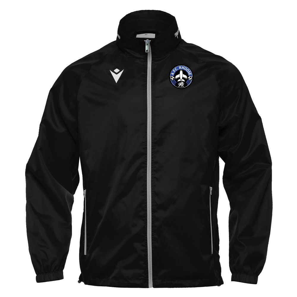 AFC Rhoose - PRAIA HERO full zip windbreaker (Black) AFC Rhoose - PRAIA HERO full zip windbreaker (Black)