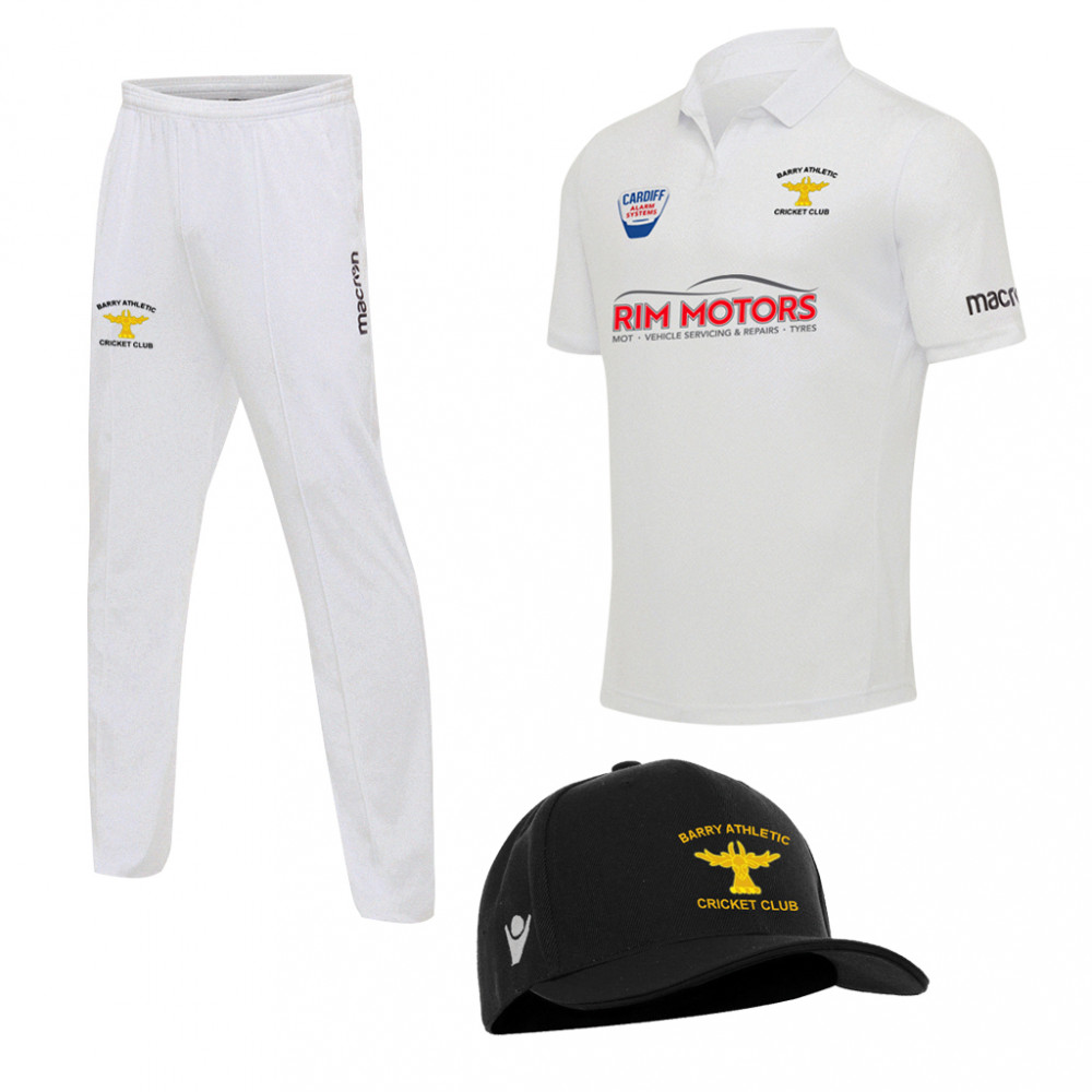 Barry Athletic CC - White Pack 3 (Kids)