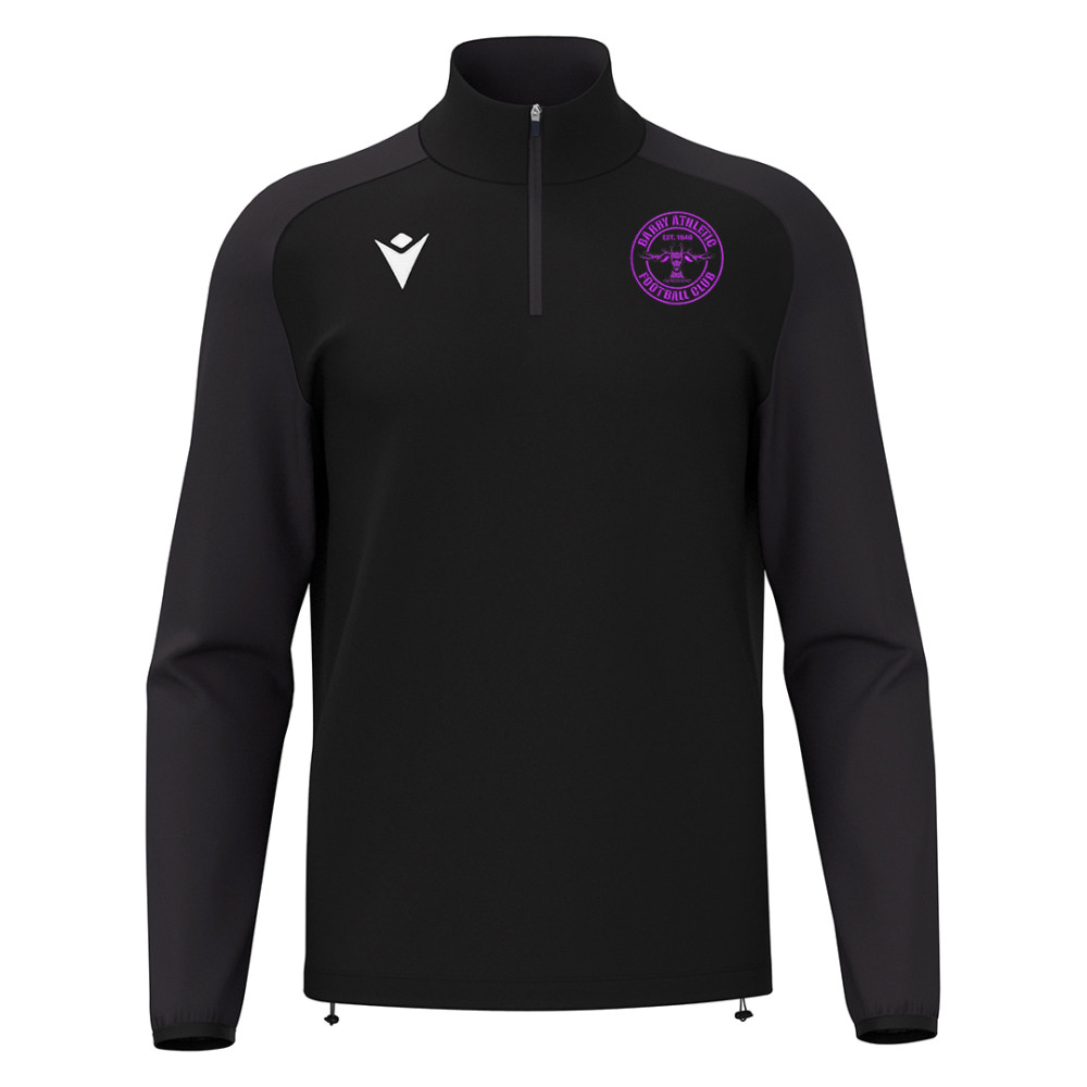 Barry Athletic FC - ISEN 1/4 zip top (Black)
