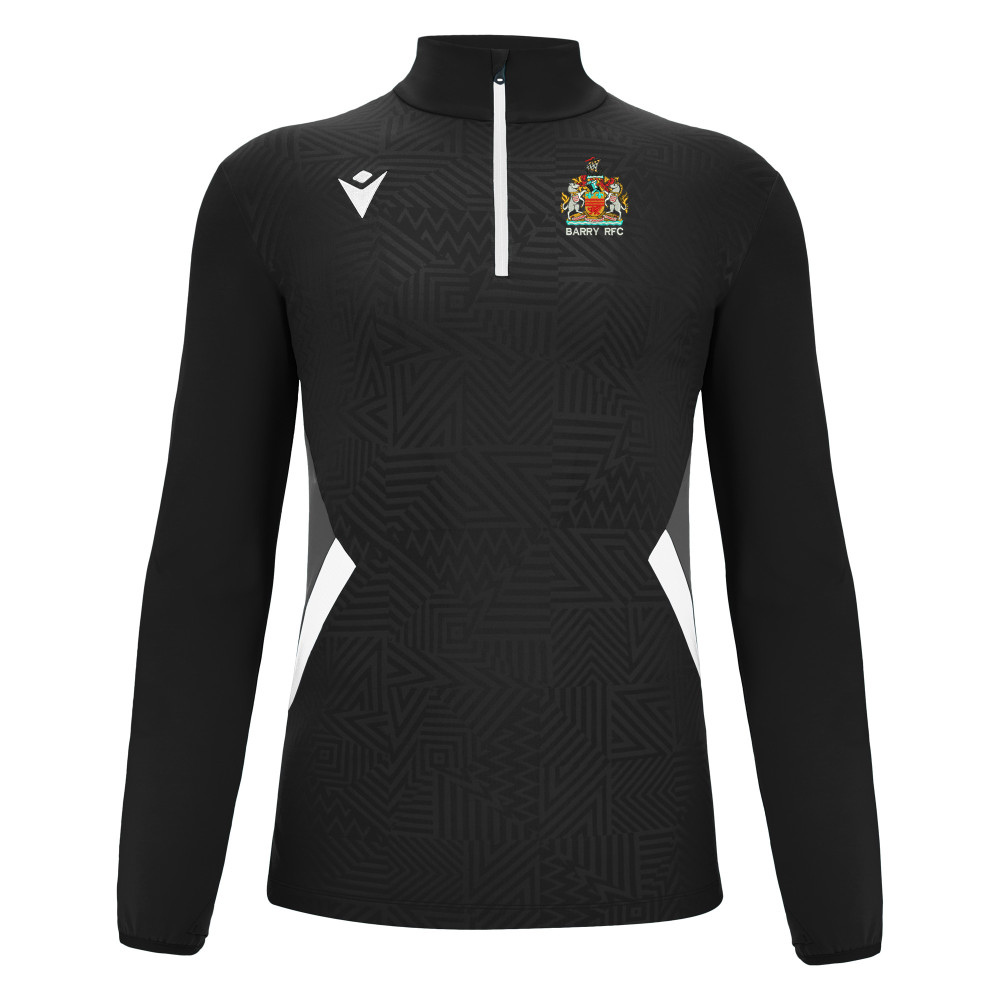 Barry RFC - FRASER 1/4 zip top (Black) Kids