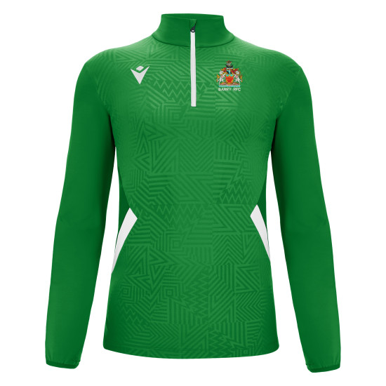 Barry RFC - FRASER 1/4 zip top (Green) Kids