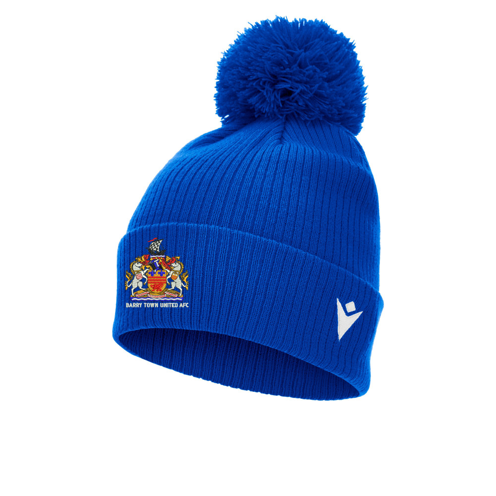 Barry Town Ladies - SNOW ponpom bonnet (Royal Blue)