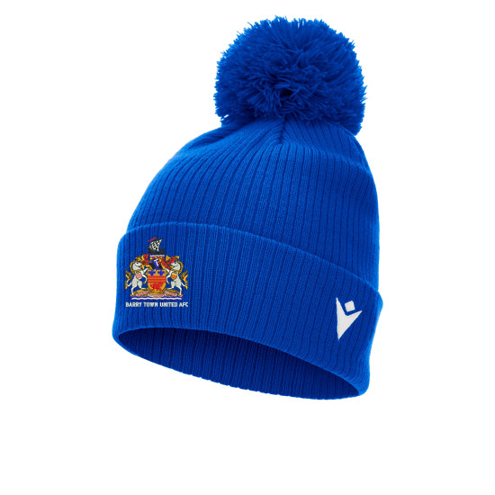 Barry Town Ladies - SNOW ponpom bonnet (Royal Blue)