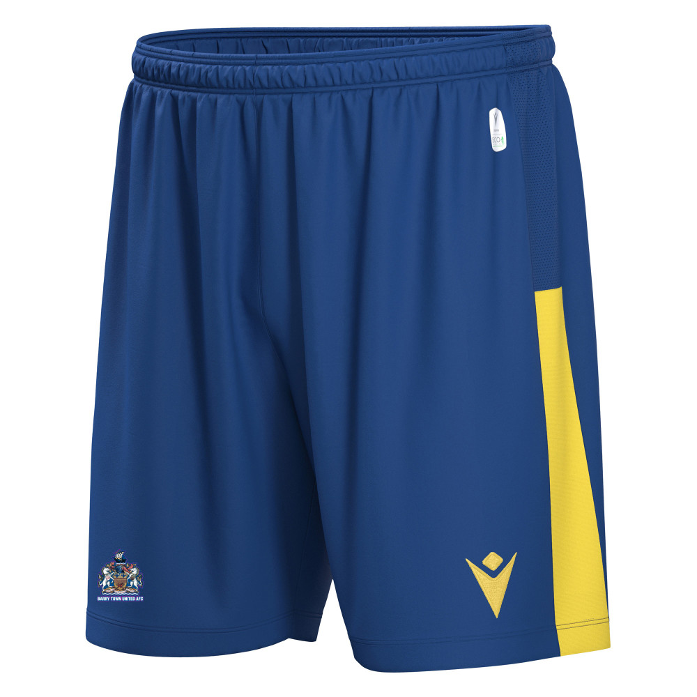 Barry Town Ladies - MATCH shorts (Royal/Yellow)