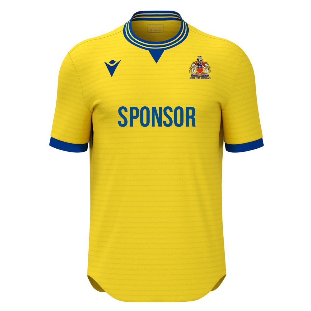 Barry Town Academy - Elves Match Shirt (Yellow/Royal Blue)