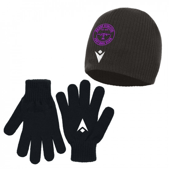 Barry Athletic FC - HAT & GLOVES pack (Black)