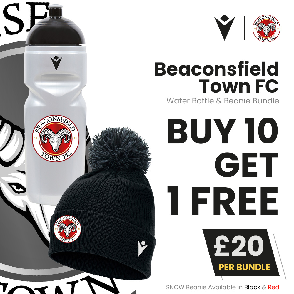 Beaconsfield Town FC - Water Bottle & Beanie Bundle