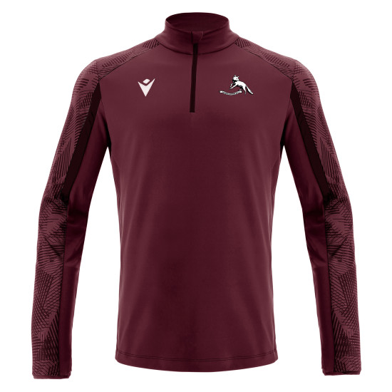 Bedlinog RFC - NARYN 1/4 zip top (Maroon) Kids