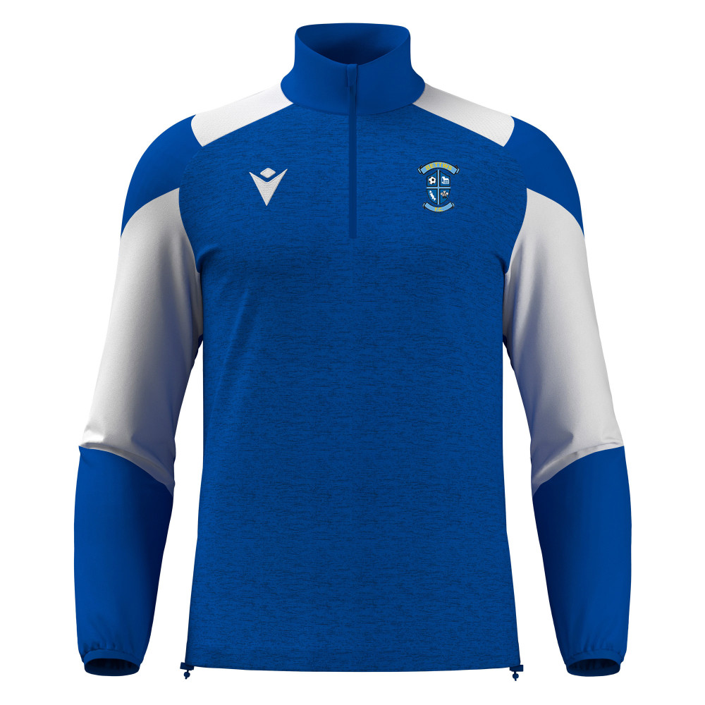 Bettws FC - CUZCO 1/4 zip top (Royal Blue/White)
