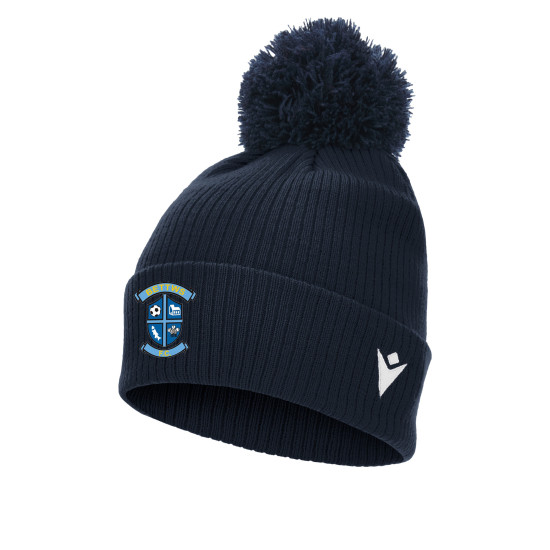 Bettws FC - SNOW ponpom bonnet (Navy)