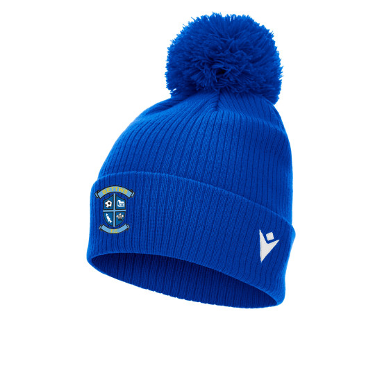 Bettws FC - SNOW ponpom bonnet (Royal Blue)