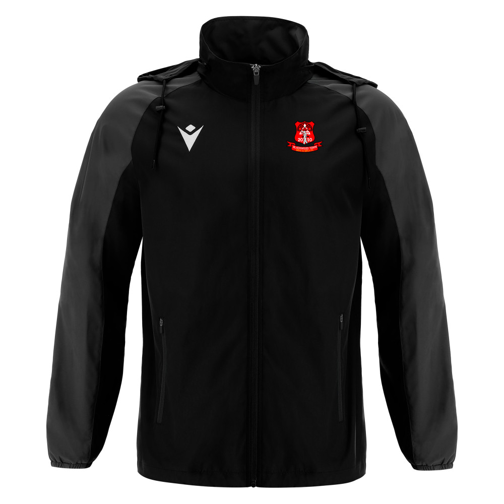 Blackwood Town B&G FC - ELBRUS shower jacket (Black) Blackwood Town B&G FC - ELBRUS shower jacket (Black)