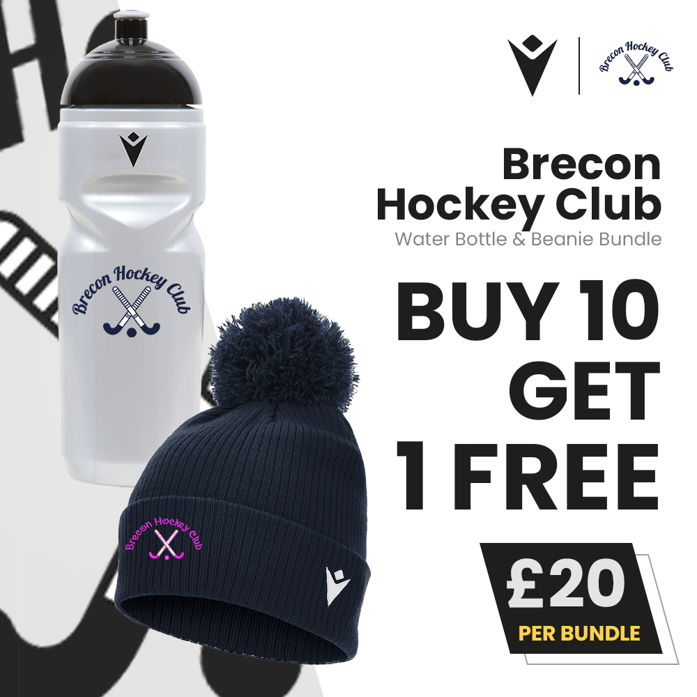 Brecon Hockey - Water Bottle & Beanie Bundle