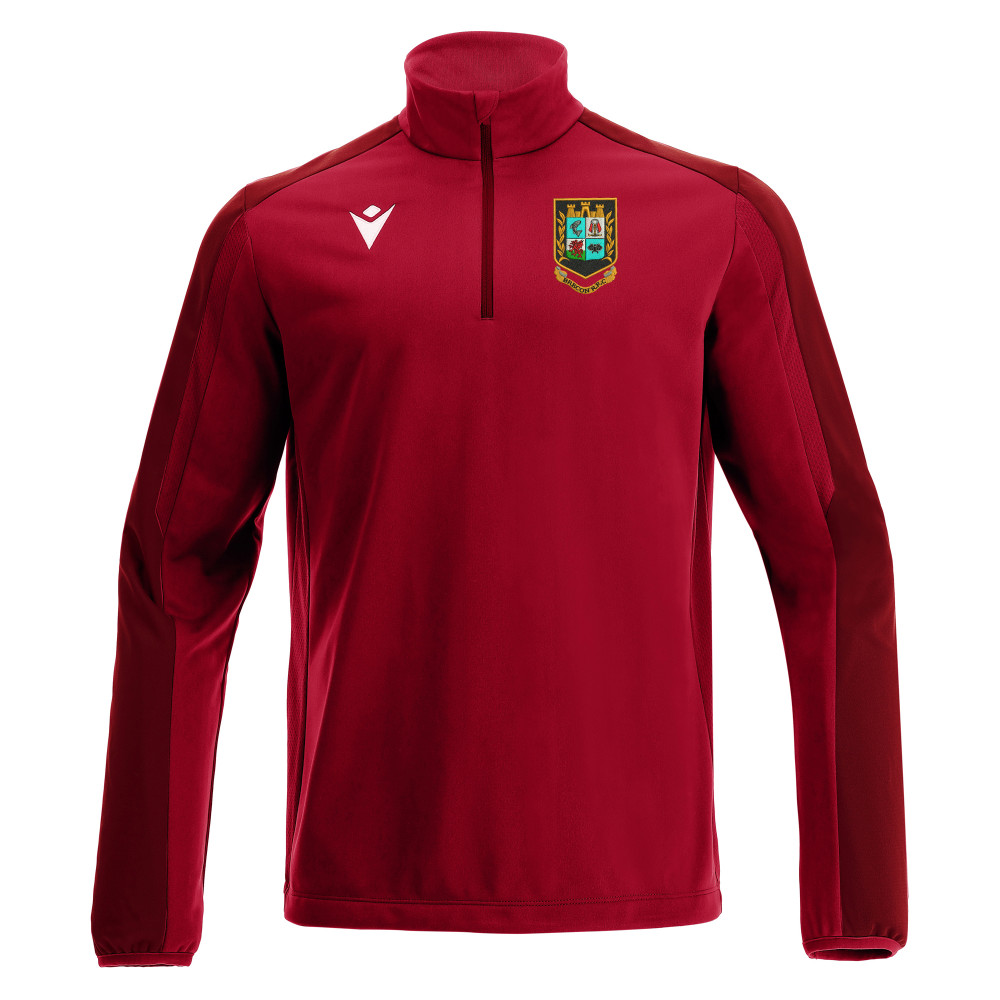 Brecon RFC - ARNO 1/4 zip top (Red)