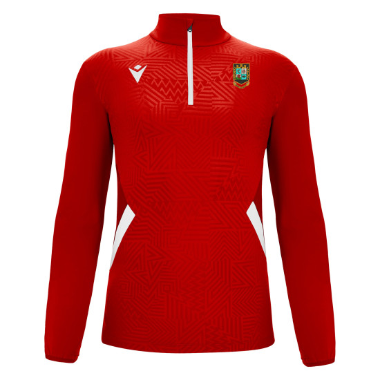 Brecon RFC - FRASER 1/4 zip top (Red) Kids