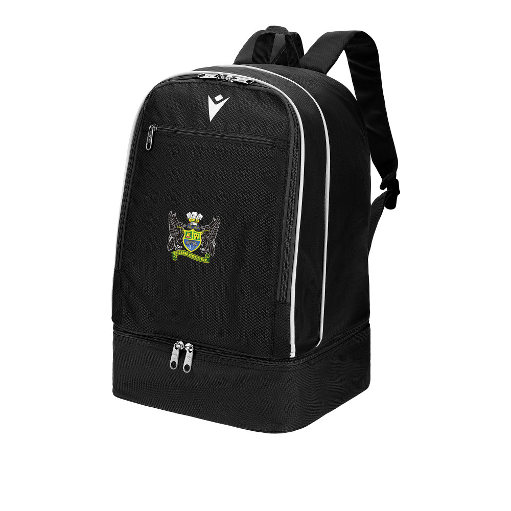 Bridgend Athletic RFC - MAXI-ACADEMY EVO backpack w/semi-rigid bottom large (Black)