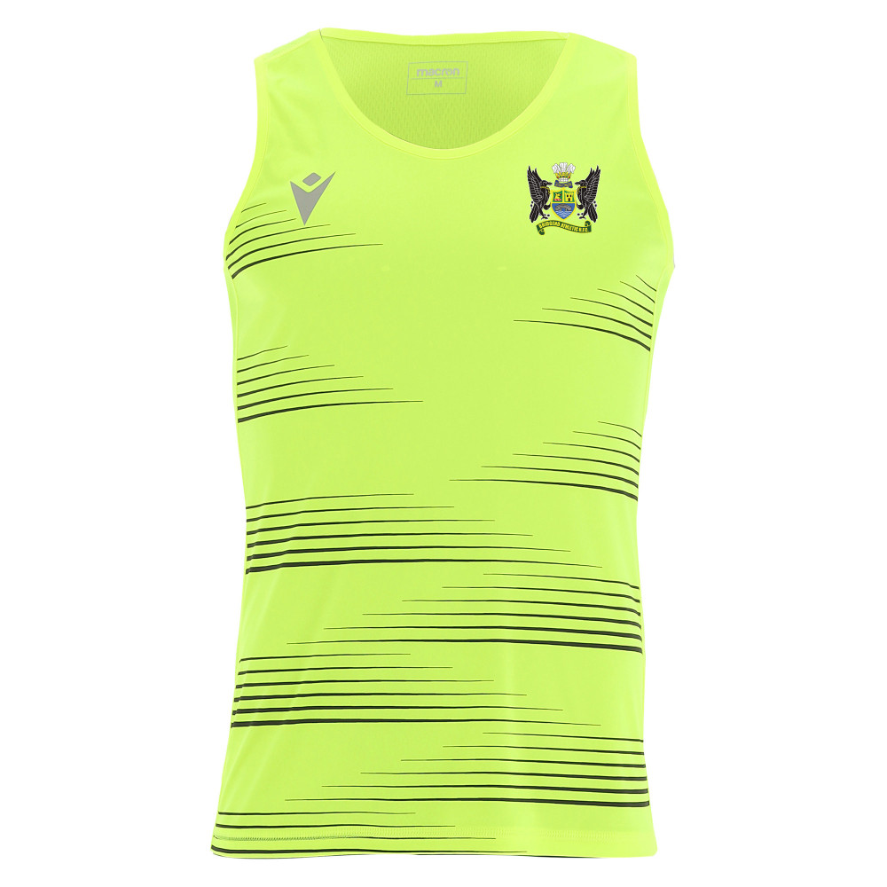 Bridgend Athletic RFC - DORIAN singlet (Neon Yellow)