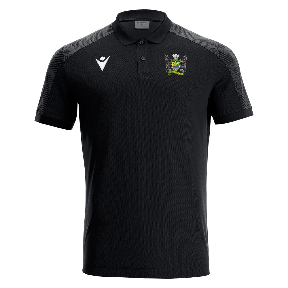 Bridgend Athletic RFC - ROCK polo (Black)