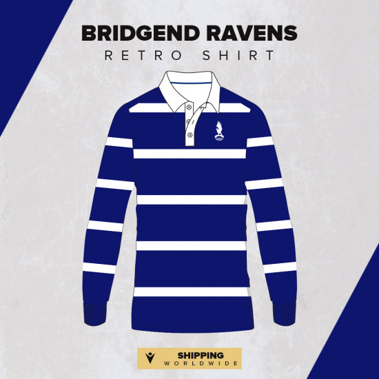 Bridgend Ravens RFC - Retro Shirt (Long Sleeve)