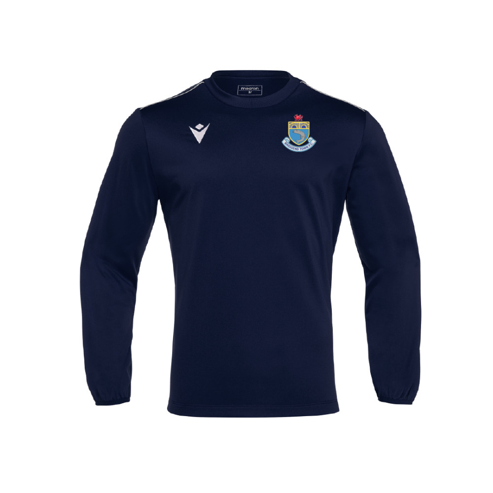 Bridgend Town FC - SALZACH Navy training sweatshirt