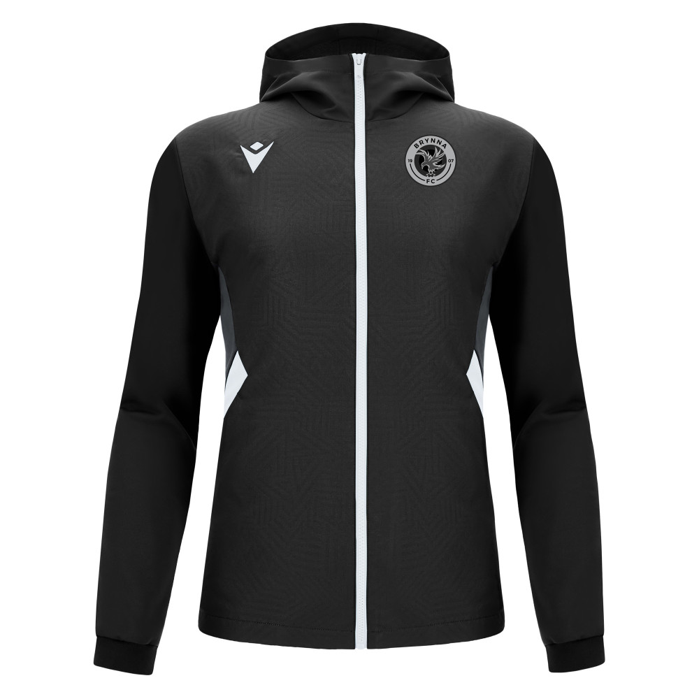 Brynna FC - TIAMAT microfiber full zip hoody (Black/White)