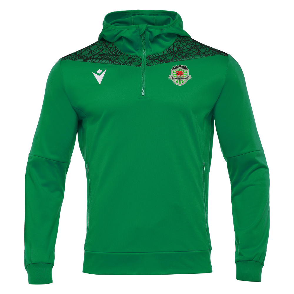 Caerphilly Athletic - ISHTAR 1/4 zip hoody (Black)