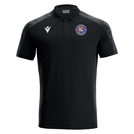 Caldicot Town FC - COACH ROCK polo (Black)