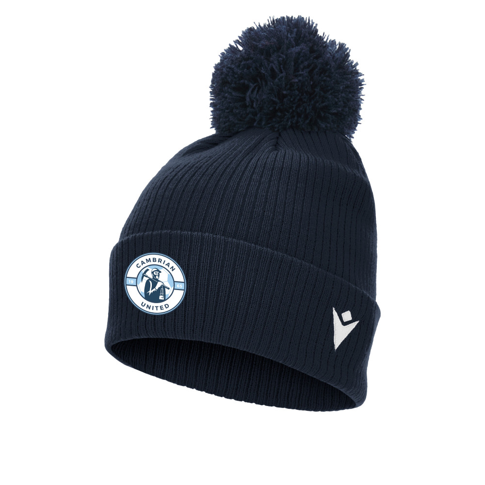 Cambrian United Men's - SNOW ponpom bonnet  (Navy)