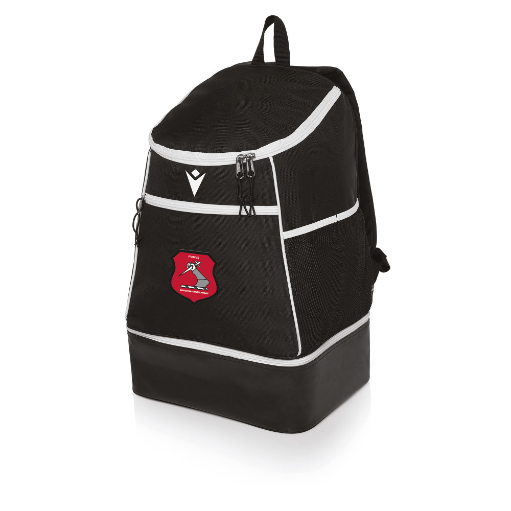 Welsh Academicals RFC - MAXI-ACADEMY EVO backpack w/semi-rigid bottom (Black)