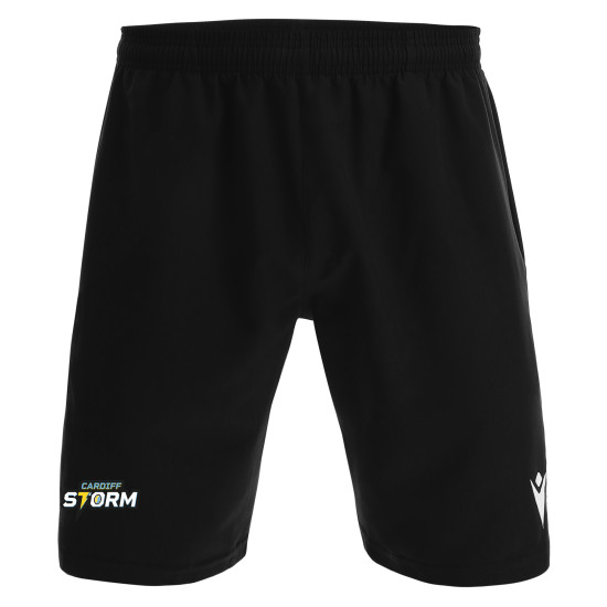 Cardiff Storm - MARACAS microfiber bermuda (Black)