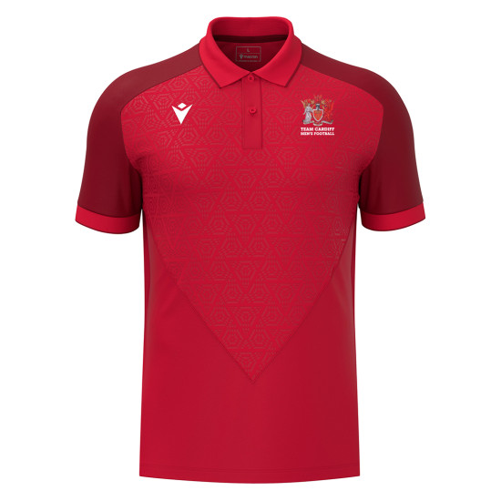 Cardiff University Football - BALDWIN polo (Red)