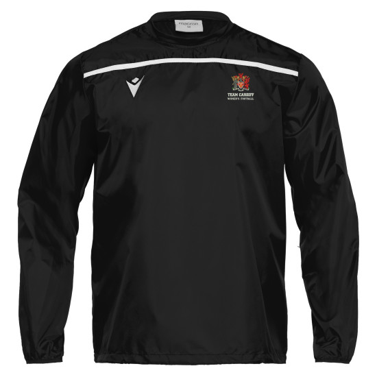 Cardiff University Womens Football - CHICAGO windbreaker (Black)
