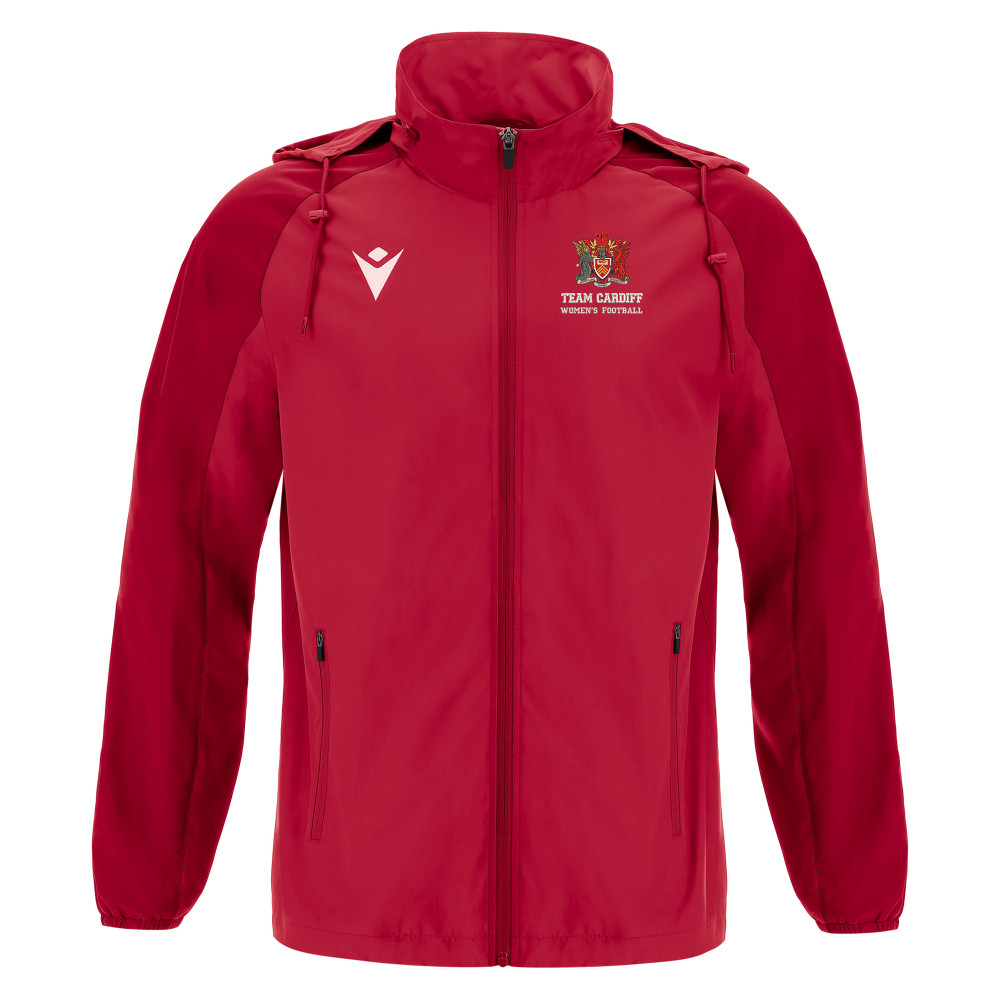 Cardiff University Womens Football - ELBRUS showerjacket (Red)