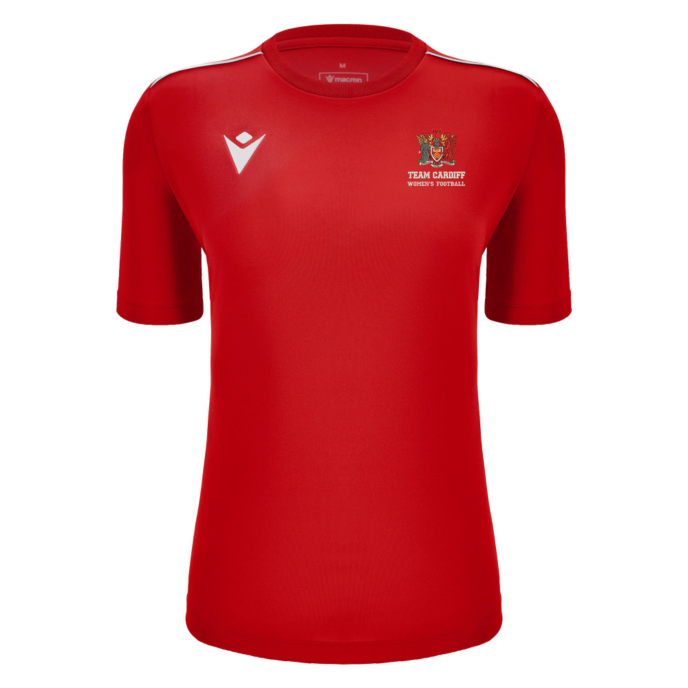 Cardiff University Womens Football - ARIEL shirt (Red)
