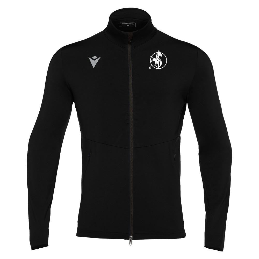 Cardiff University Aerial Fitness - HARVEY full zip top (Black)
