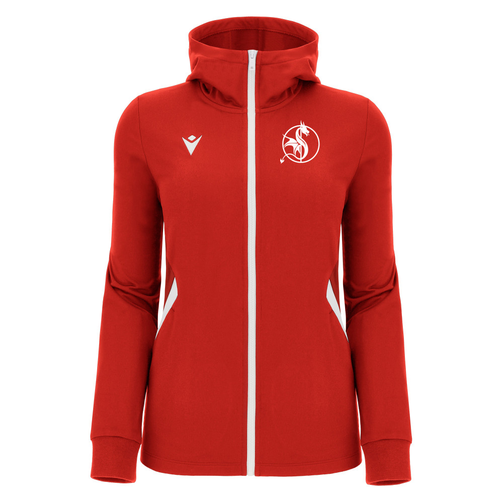 Cardiff University Aerial Fitness - BASTET full zip hoody (Red)