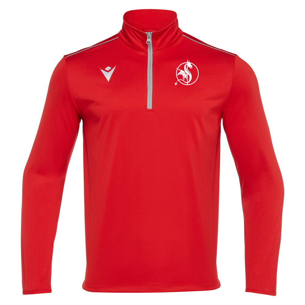 Cardiff University Aerial Fitness - HAVEL 1/4 zip top (Red)