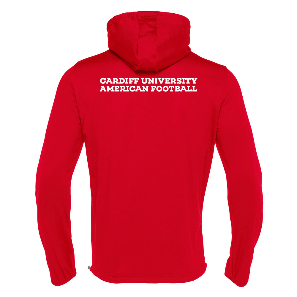 Cardiff University American Football - FREYR full zip hoody (Red)