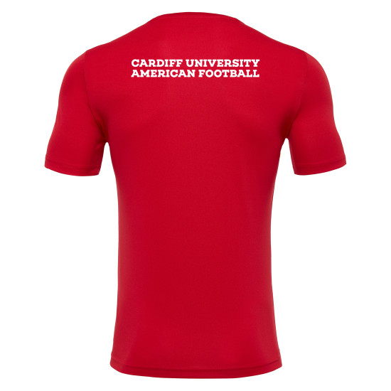 Cardiff University American Football - RIGEL HERO shirt (Red)